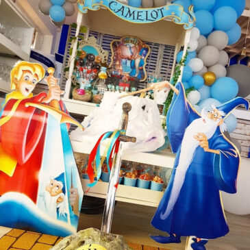 Mesa Dulce Tematizada «El Mago Merlín y el Rey Arturo»