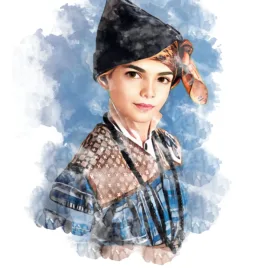 ilustración digital en acuarela