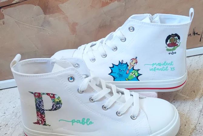 zapatillas personalizadas para fallero