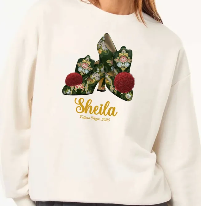 Sudadera fallera, un regalo fantástico para toda fallera, regalo personalizado