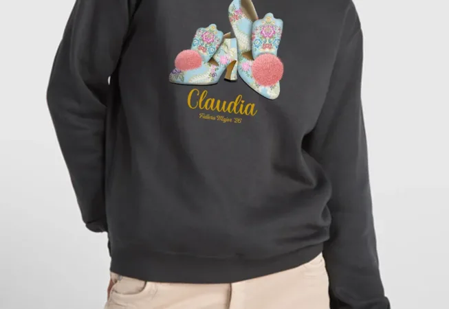 Sudadera fallera, un regalo fantástico para toda fallera, regalo personalizado