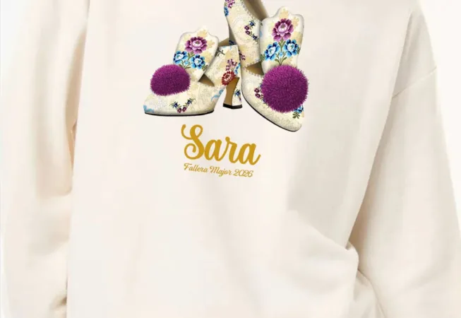 Sudadera fallera, un regalo fantástico para toda fallera, regalo personalizado