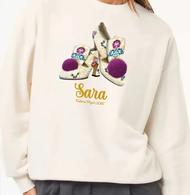 Sudadera fallera, un regalo fantástico para toda fallera, regalo personalizado