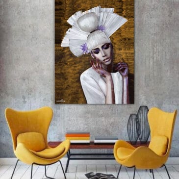 Cuadro Diva de Blanco